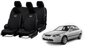 Conjunto Jogo Capas de Couro Civic 95-99 Máxima Proteção Interna