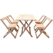 Conjunto Jogo De Mesa 1.20x70 C/4 Cadeiras Bar Restaurante Conjunto Jogo De Mesa 1.20x70 C/4 Cadeiras Bar Restaurante