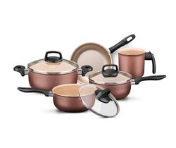 Conjunto Jogo de Panelas 5 Peças Antiaderente SuperFlon Florence MTA