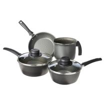 Conjunto Jogo de Panelas Antiaderentes 4 Peças Acompanha Leiteira Conjunto Jogo de Panelas Antiaderentes 4 Peças Acompanha Leiteira