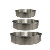 Conjunto Jogo Kit de Assadeira Forma para Bolo Redonda 3 Peças Aluminio Polido Conjunto Jogo Kit de Assadeira Forma para Bolo Redonda 3 Peças Aluminio Polido