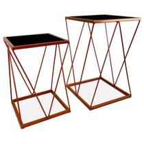 Conjunto Jogo Mesa De Canto Decorativa Lateral Wire Para Sala Quarto Conjunto Jogo Mesa De Canto Decorativa Lateral Wire Para Sala Quarto