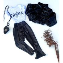 Conjunto Julia Moda Blogueirinha Tendência Menina