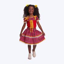 Conjunto Junino Cropped Com Saia Xadrez Vermelha Infantil Menina Muvile 6007 Vermelho Conjunto Junino Cropped Com Saia Xadrez Vermelha Infantil Menina Muvile 6007 Vermelho