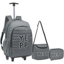 Conjunto Juvenil 3 Pçs Mochila De Rodas Lancheira Térmica Estojo Porta Lápis Meninos Escolar Ensino Material Resistente Conjunto Juvenil 3 Pçs Mochila De Rodas Lancheira Térmica Estojo Porta Lápis Meninos Escolar Ensino Material Resistente