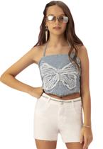 Conjunto Juvenil Bermuda Bata Jeans BobbyLulu Conjunto Juvenil Bermuda Bata Jeans BobbyLulu