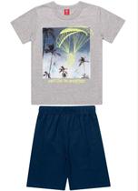 Conjunto Juvenil Camiseta E Short Menino Bee Loop Ref. 13961 Conjunto Juvenil Camiseta E Short Menino Bee Loop Ref. 13961