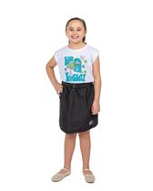 Conjunto Juvenil Infantil Feminino Kit Regata Saia e Fivela