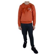 Conjunto Juvenil Masculino Malwee Moletom Laranja 10001