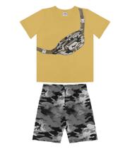 Conjunto juvenil masculino pochete Rovitex