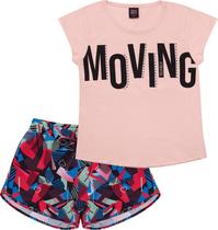 Conjunto Juvenil Menina Blusa e Short Pulla Bulla Ref. 46923 Conjunto Juvenil Menina Blusa e Short Pulla Bulla Ref. 46923