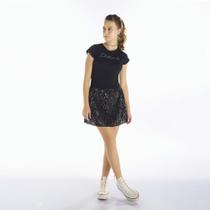 Conjunto Juvenil Menina - Preto - 52422-51