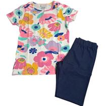 Conjunto juvenil menina regata blusinha bermuda Malwee Kids