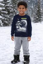 Conjunto Juvenil Menino Calça E Blusa Moletom Kyly Cor:Modelo 03Tamanho:18