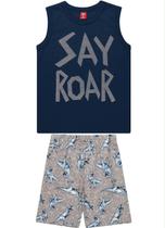 Conjunto Juvenil Regata E Short Menino Bee Loop Ref. 13959