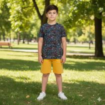 Conjunto Juvenil Tamanho 12 Menino Verão Benetex Conjunto Juvenil Tamanho 12 Menino Verão Benetex
