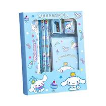 Conjunto Kawaii de Papelaria Escolar Sanrio Kuromi Melody - 12 Peças