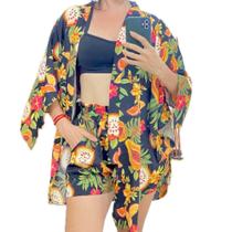 Conjunto kimono com short
