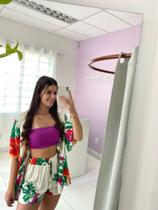 Conjunto Kimono e Shorts