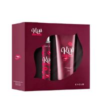 Conjunto Kiss Me More Ciclo Cosméticos Feminino - Desodorante Colônia 30ml + Loção Hidratante Corporal 240ml