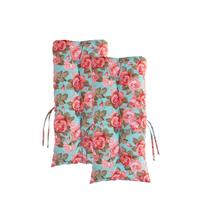 Conjunto Kit 02 Almofadas Para Cadeira Bambu Vime