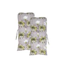 Conjunto Kit 02 Almofadas Para Cadeira Bambu Vime