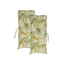 Conjunto Kit 02 Almofadas Para Cadeira Bambu Vime