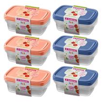 Conjunto Kit 18 Potes Com Tampa Marmita 785ml Sanremo Conjunto Kit 18 Potes Com Tampa Marmita 785ml Sanremo