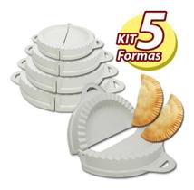 Conjunto Kit 5 Tamanhos Forma Molde Pastel Salgados Risole KEITA Conjunto Kit 5 Tamanhos Forma Molde Pastel Salgados Risole KEITA