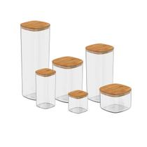 Conjunto Kit 6 Potes Herméticos Keep Tamanhos Variados Ou