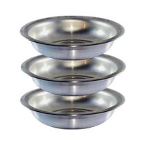 Conjunto Kit Bacia Alumínio Redonda Banho Assento 3 Peças N2 Conjunto Kit Bacia Alumínio Redonda Banho Assento 3 Peças N2