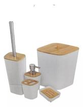 Conjunto Kit Banheiro Completo 5 Peças Luxo Premium