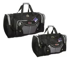 Conjunto kit bolsa viagem sacolas grande 70l e média 40l yin