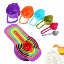 Conjunto Kit Colher Medidora 6 Peças Medidor Culinário