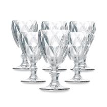 Conjunto Kit Com 6 Peças Taças Premium 320ml De Vidro Design Moderno Decorativo Conjunto Kit Com 6 Peças Taças Premium 320ml De Vidro Design Moderno Decorativo