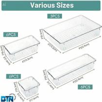 Conjunto Kit Com25 Caixas divisórias Organizadoras 4 Tamanhos Conjunto Kit Com25 Caixas divisórias Organizadoras 4 Tamanhos