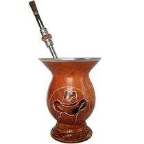 Conjunto Kit Cuia E Bomba Para Chimarrão Mate Terere Porongo