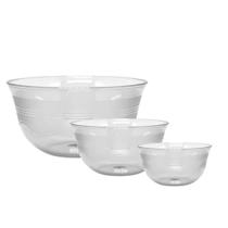 Conjunto Kit De 3 Bowls Vasilha, Grande , Média E Pequena- Tigela para petiscos