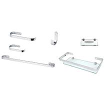 Conjunto Kit De Acessório Para Banheiro 6 Peças Conjunto Kit De Acessório Para Banheiro 6 Peças