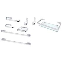 Conjunto Kit De Acessório Para Banheiro 8 Peças,