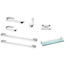 Conjunto Kit De Acessórios Para Banheiro 7 Peças