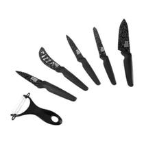 Conjunto Kit De Facas Em Inox Fratelli 6 Peças Conjunto Kit De Facas Em Inox Fratelli 6 Peças