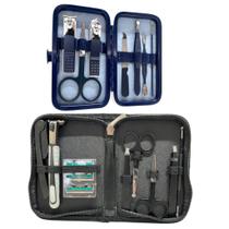 Conjunto Kit de Manicure & Design de Sobrancelha completo 17 peças Pinça cortador de unha barbeador Conjunto Kit de Manicure & Design de Sobrancelha completo 17 peças Pinça cortador de unha barbeador