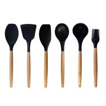 Conjunto Kit de Utensílios de Cozinha Silicone Oikos - 6 Pçs