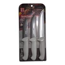 Conjunto Kit Jogo Faca Aço Inox Jogo 3 peças 6", 7" e 8" AKT3-26 Akita Conjunto Kit Jogo Faca Aço Inox Jogo 3 peças 6", 7" e 8" AKT3-26 Akita