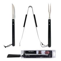 Conjunto Kit Jogo Para Churrasco 4 peças Chef Henrique Fogaça Cozinha