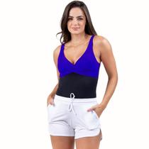 Conjunto Kit Maiô Com Bojo + Short Com Ajustes Nas Laterais