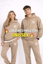 Conjunto Kit Moletom Blusa de Frio e Calça Moletom Jogger Estilosa Modern New Unissex
