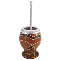 Conjunto Kit Para Chimarrão Cuia Porongo Bomba Inox Desenho Conjunto Kit Para Chimarrão Cuia Porongo Bomba Inox Desenho