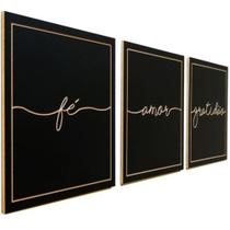 Conjunto Kit Quadros Decorativos Para Quarto e Sala - Start Quadros